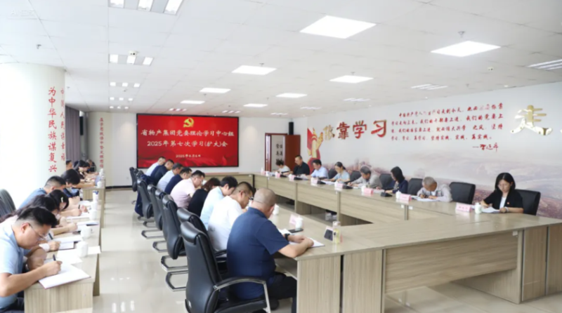 集團(tuán)黨委召開(kāi)理論學(xué)習(xí)中心組2025年第七次學(xué)習(xí)（擴(kuò)大）會(huì)