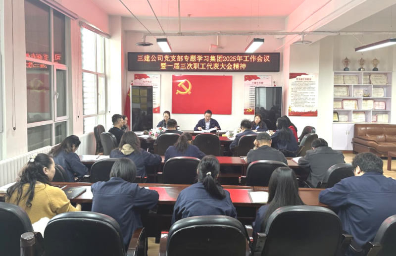 深學(xué)篤行展新姿 凝心聚力啟新程&mdash;&mdash;三建公司黨支部專(zhuān)題學(xué)習(xí)研討集團(tuán)&ldquo;兩會(huì)&rdquo;精神