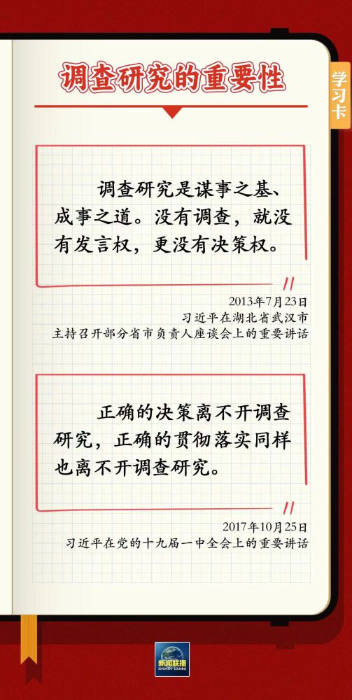 學習卡丨如何深入調查研究？跟總書記學習&ldquo;五字訣&rdquo;
