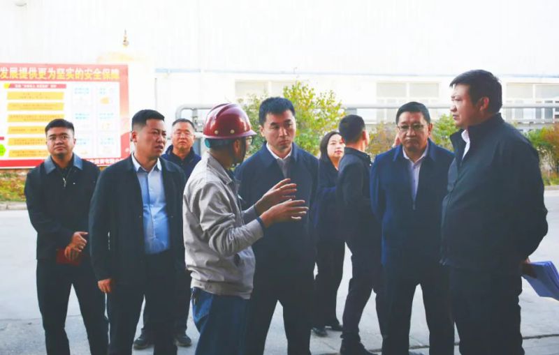 大通縣委副書(shū)記、縣長(zhǎng)馬明旭一行蒞臨工投公司調(diào)研指導(dǎo)