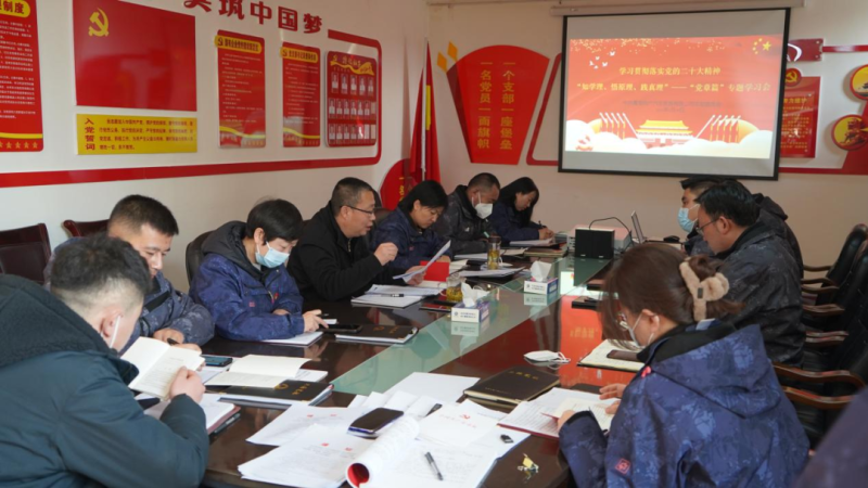 物產(chǎn)汽貿(mào)黨支部召開&ldquo;知學(xué)理、悟原理、踐真理&rdquo; &mdash;&mdash;黨章篇&rdquo;專題學(xué)習(xí)會